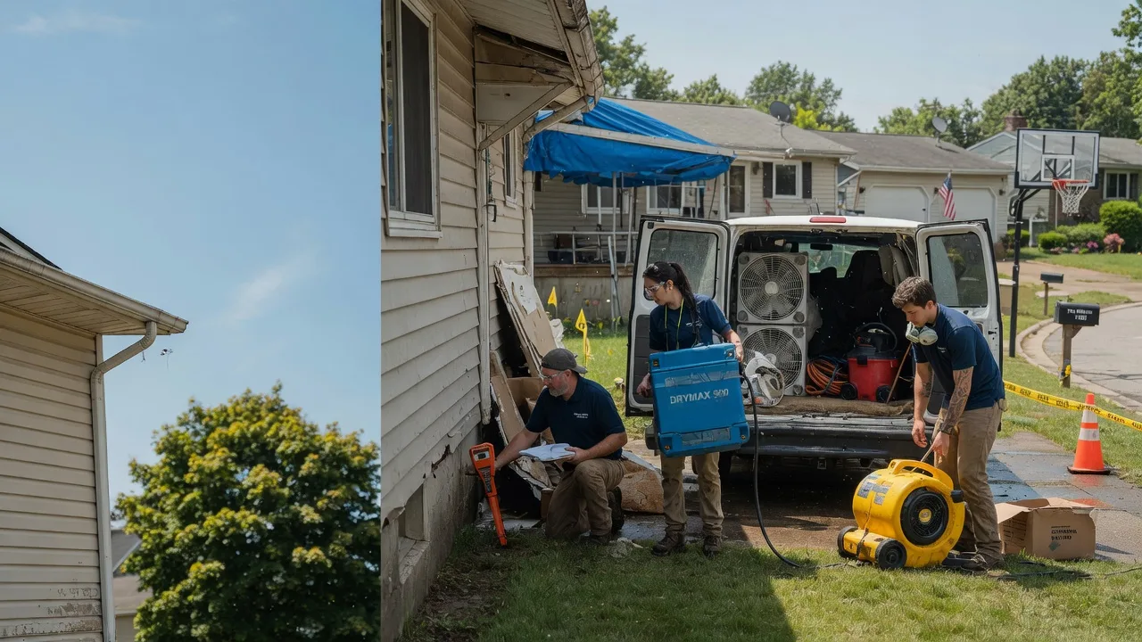 Ceiling Leak Cleanup in Juda, WI near me